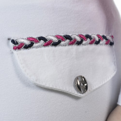 Pantalon Flags & Cup Mendoza femme Blanc