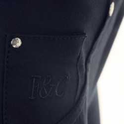 Pantalon Flags & Cup Maria femme Bleu marine