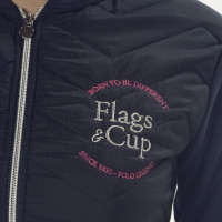 Blouson femme Santa Flags & Cup Bleu marine