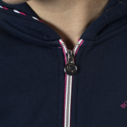 Sweat zippé femme Obera Flags & Cup Bleu marine Sweat zippé femme Obera Flags & Cup Bleu marine