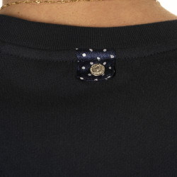 Sweat femme Angela Flags & Cup Bleu marine