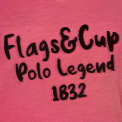 T-shirt femme Rafaela Flags & Cup Fuchsia Rose