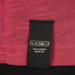 T-shirt femme Rafaela Flags & Cup Fuchsia Rose