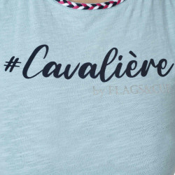 T-shirt femme Goya Flags & Cup Azure Bleu T-shirt femme Goya Flags & Cup Azure Bleu