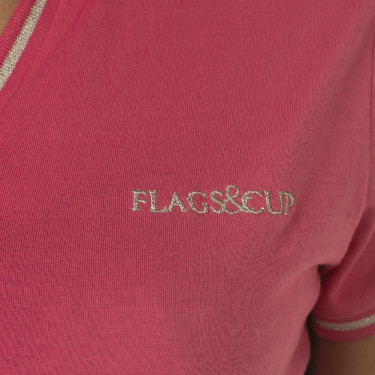 Polo femme Rosa Flags & Cup Polo femme Rosa Flags & Cup