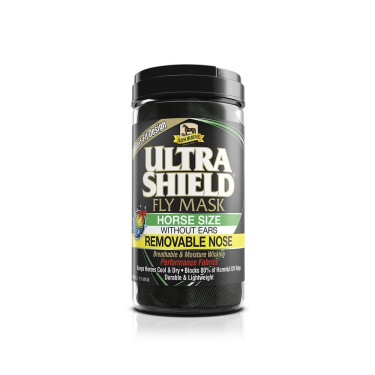Masque anti-mouches sans oreilles et protège-nez Absorbine Ultrashield Masque anti-mouches sans oreilles et protège-nez Absorbine Ultrashield