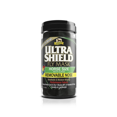 Masque anti-mouches avec oreilles et protège-nez Absorbine Ultrashield Masque anti-mouches avec oreilles et protège-nez Absorbine Ultrashield