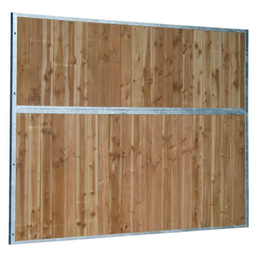 Séparation de box fixe pleine bois 3 m La Gée Séparation de box fixe pleine bois 3 m La Gée