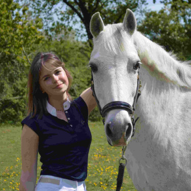 Polo Equithème Brussels avec strass Polo Equithème Brussels avec strass