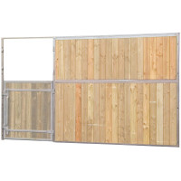 Façade de box pleine bois 3 m (sans porte) La Gée Façade de box pleine bois 3 m (sans porte) La Gée