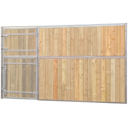 Façade de box pleine bois 3 m (sans porte) La Gée Façade de box pleine bois 3 m (sans porte) La Gée