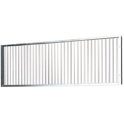 Grille de séparation de box 3,5 m pour soubassement à maçonner La Gée