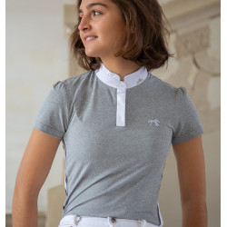Polo de concours Pénélope Moon Gris Polo de concours Pénélope Moon Gris