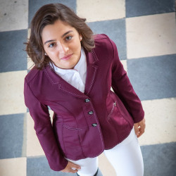 Veste de concours Pénélope Paris Air Soft Prune Violet Veste de concours Pénélope Paris Air Soft Prune Violet