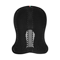 Amortisseur Acavallo respirant Gel hexagonal et Micropile Noir / noir Amortisseur Acavallo respirant Gel hexagonal et Micropile Noir / noir