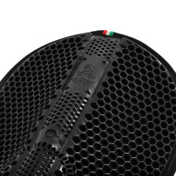 Amortisseur Acavallo respirant Gel hexagonal et Micropile Noir / noir Amortisseur Acavallo respirant Gel hexagonal et Micropile Noir / noir