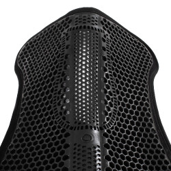 Amortisseur Acavallo respirant Gel hexagonal et Micropile Noir / noir Amortisseur Acavallo respirant Gel hexagonal et Micropile Noir / noir