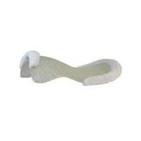 Amortisseur Acavallo respirant Gel et contour mouton Transparent / blanc
