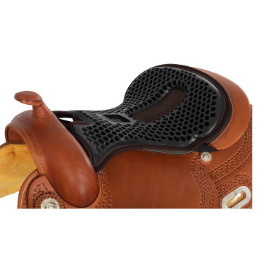 Couvre siège Acavallo Ortho-Coccyx Western Gel Hexagonal Dri-Lex 20mm Couvre siège Acavallo Ortho-Coccyx Western Gel Hexagonal Dri-Lex 20mm