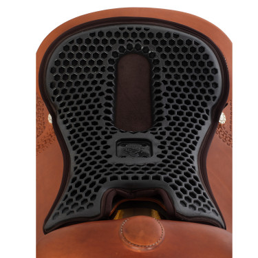 Couvre siège Acavallo Ortho-Coccyx Western Gel Hexagonal Dri-Lex 20mm Couvre siège Acavallo Ortho-Coccyx Western Gel Hexagonal Dri-Lex 20mm