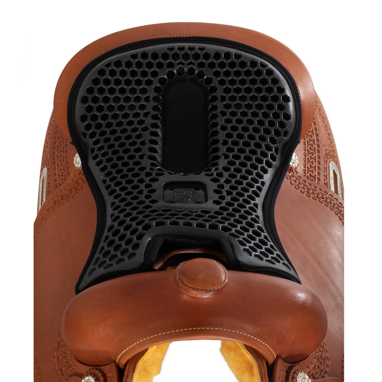 Couvre siège Acavallo Ortho-Coccyx Western Gel Hexagonal Dri-Lex 20mm Couvre siège Acavallo Ortho-Coccyx Western Gel Hexagonal Dri-Lex 20mm
