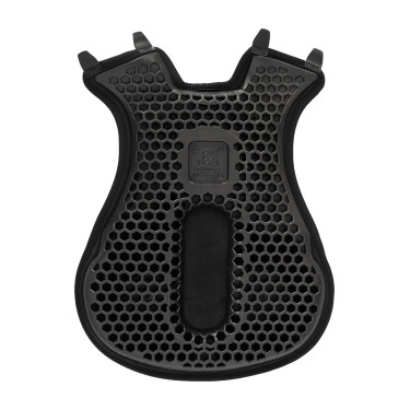 Couvre siège Acavallo Ortho-Coccyx Western Gel Hexagonal Dri-Lex 20mm Noir