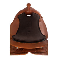 Couvre siège Acavallo Classic Western Gel Dri-Lex 10mm Marron