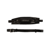 Muserolle Acavallo en cuir pour Hackamore Noir Muserolle Acavallo en cuir pour Hackamore Noir