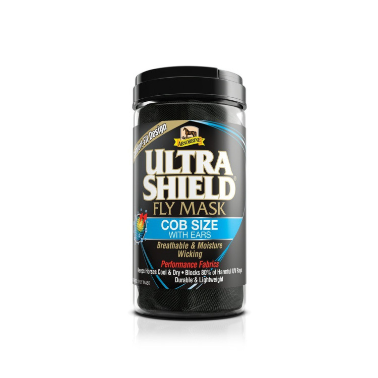 Masque anti-mouches avec oreilles Absorbine Ultrashield Masque anti-mouches avec oreilles Absorbine Ultrashield