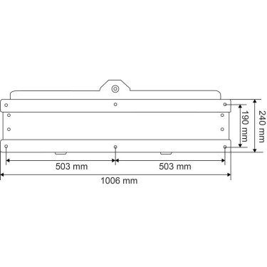 Abreuvoir Polybac 72M double avec rebord intérieur et support de fixation La Gée Abreuvoir Polybac 72M double avec rebord intérieur et support de fixation La Gée