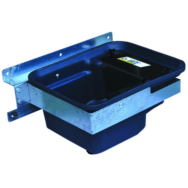 Abreuvoir Polybac 30 M simple avec rebord à cordon et support de fixation La Gée Abreuvoir Polybac 30 M simple avec rebord à cordon et support de fixation La Gée