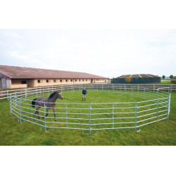 Rond de longe galvanisé Ø 10 m panel 2,40 m La Gée Rond de longe galvanisé Ø 10 m panel 2,40 m La Gée