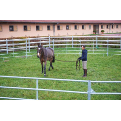 Rond de longe galvanisé Ø 10 m panel 3,60 m La Gée Rond de longe galvanisé Ø 10 m panel 3,60 m La Gée