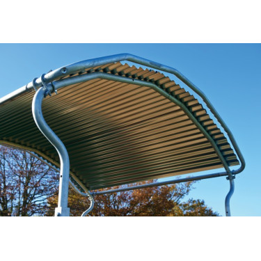 Protection de toit pour râtelier métallique La Gée Protection de toit pour râtelier métallique La Gée