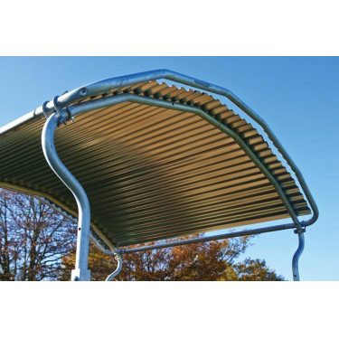 Protection de toit pour râtelier métallique La Gée Protection de toit pour râtelier métallique La Gée