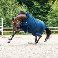 COUVERTURE DE PLUIE AVALANCHE PRO DOUBLEE POLAIRE Bleu