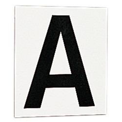 Jeu d'autocollants 12 lettres pour plaques ou panneaux de dressage La Gée Jeu d'autocollants 12 lettres pour plaques ou panneaux de dressage La Gée