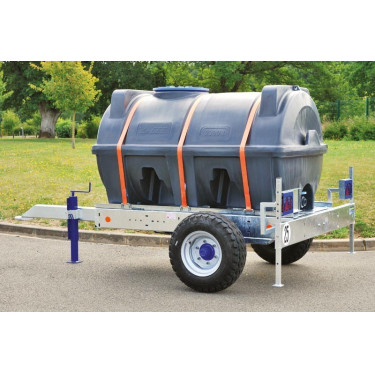Citerne roulante pour tracteur 1500 L La Gée Citerne roulante pour tracteur 1500 L La Gée