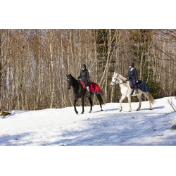 Couvre-reins Equithème Tyrex 1200D doublé polaire Couvre-reins Equithème Tyrex 1200D doublé polaire