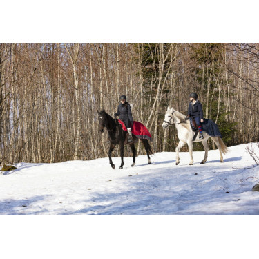 Couvre-reins Equithème Tyrex 1200D doublé polaire Couvre-reins Equithème Tyrex 1200D doublé polaire