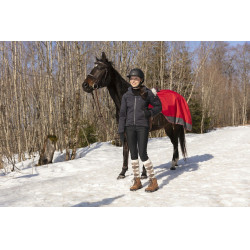 Couvre-reins Equithème Tyrex 1200D doublé polaire Couvre-reins Equithème Tyrex 1200D doublé polaire