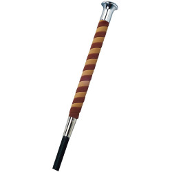 Cravache Fleck courte, poignée nubuck