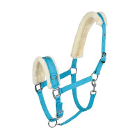 Caveçon Horze mouton Bleu turquoise