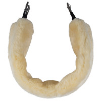 Fourreau de sangle mouton Harleigh Horze Blanc cassé