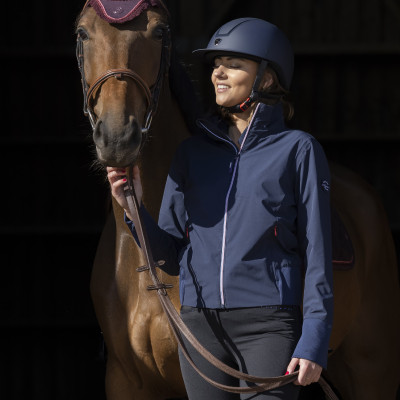 Blouson Equithème Eva Bleu marine