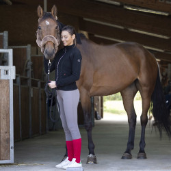 Veste polaire Equithème Lena Noir