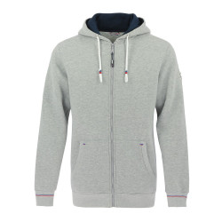 Sweat zippé Equithème Nicolas Gris chiné Sweat zippé Equithème Nicolas Gris chiné