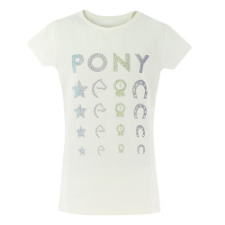 T-shirt Equithème Lise Ecru Beige T-shirt Equithème Lise Ecru Beige