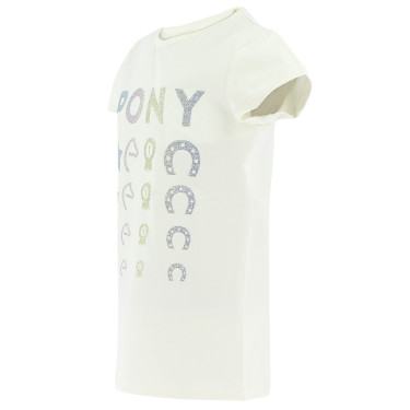 T-shirt Equithème Lise Ecru Beige T-shirt Equithème Lise Ecru Beige