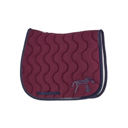 Tapis de selle Pénélope Classique Prune / marine Violet Tapis de selle Pénélope Classique Prune / marine Violet